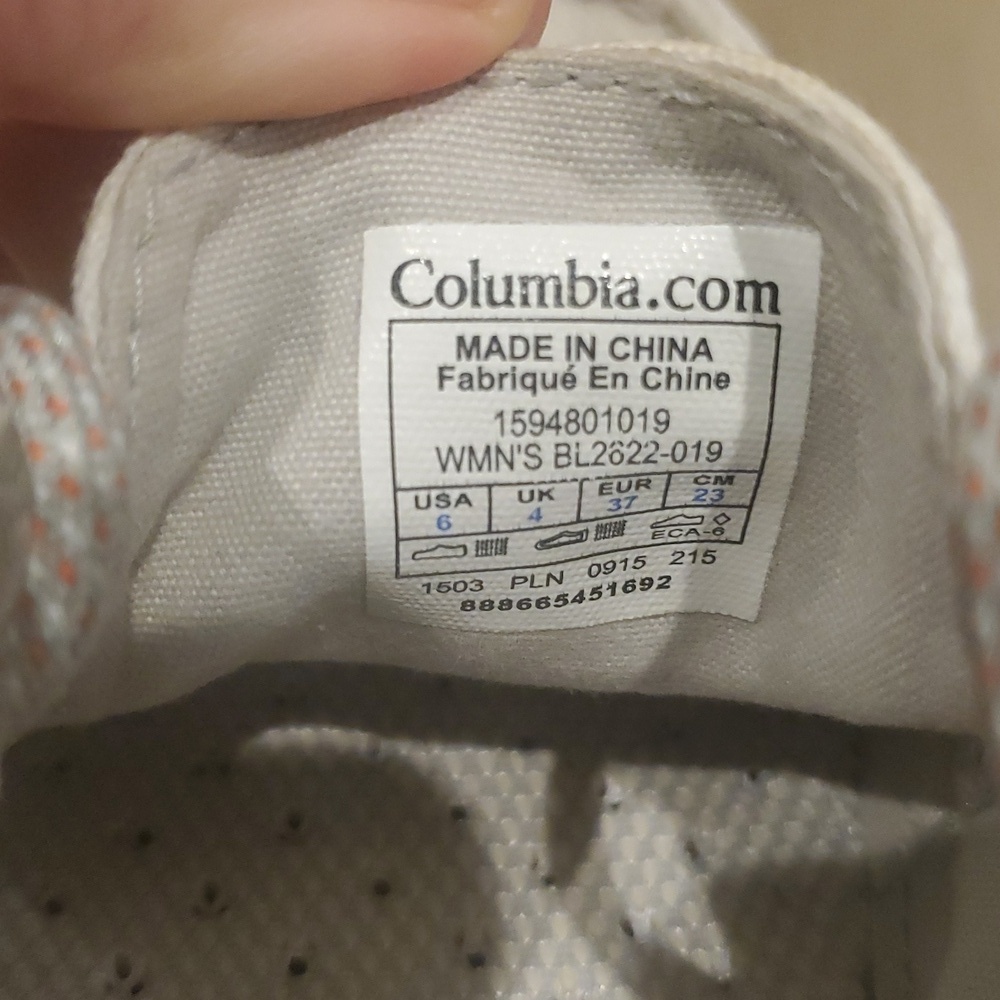 Columbia Women's Canvas Boat Shoes. Size 6. Pre-owned. - Picture 8 of 8